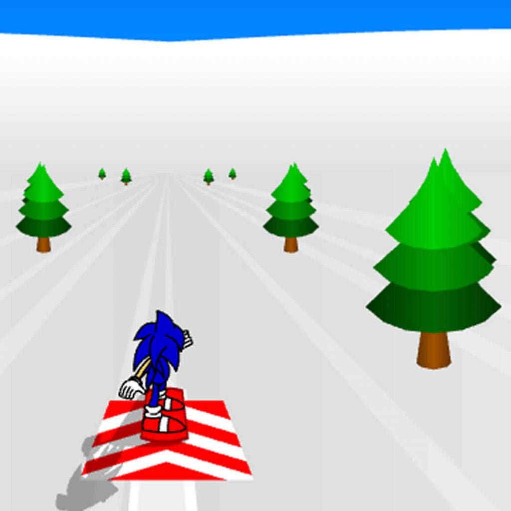 sonic 3d snowboard