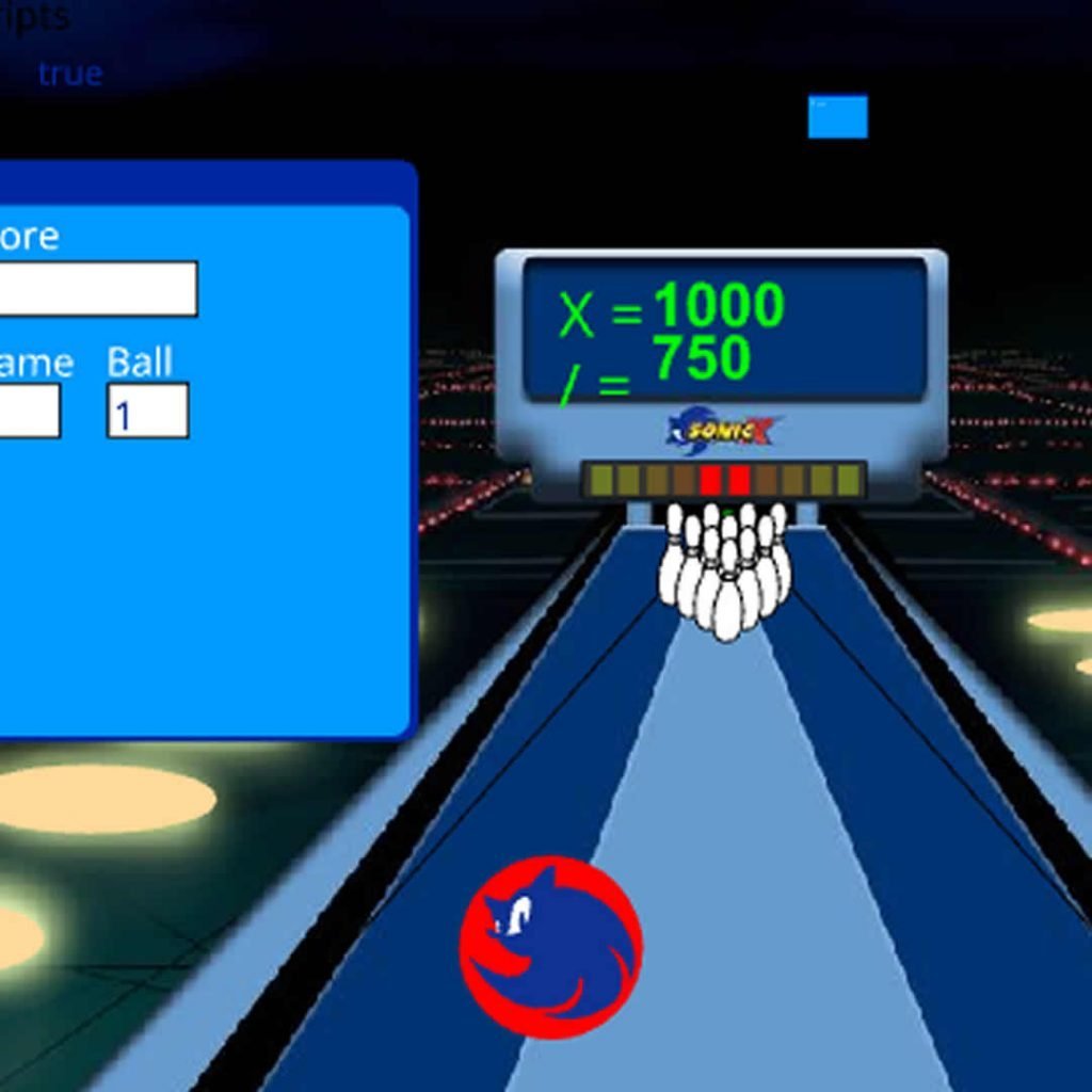 sonic bowling