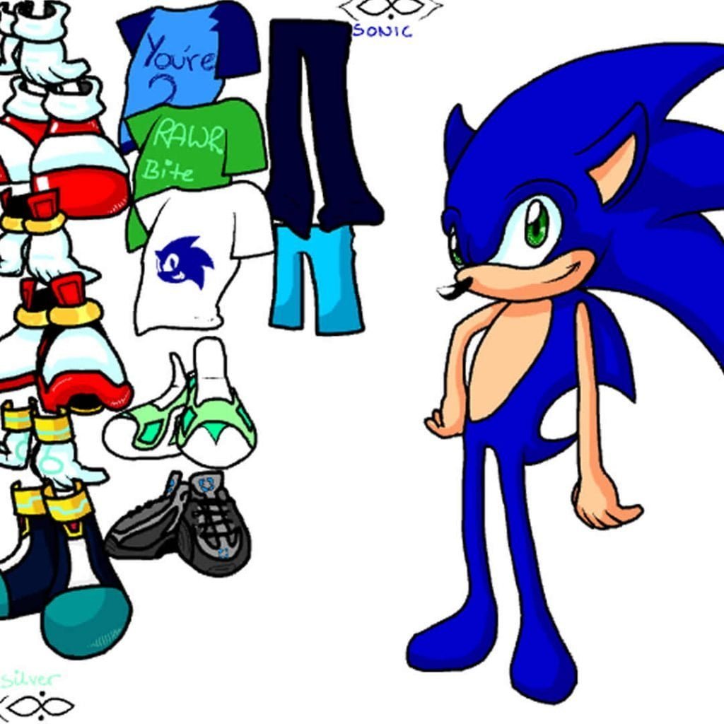 Sonic Shadow Silver Dressup by KatuTheKat