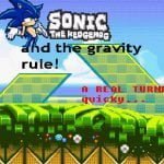 sonic and the gravity rule