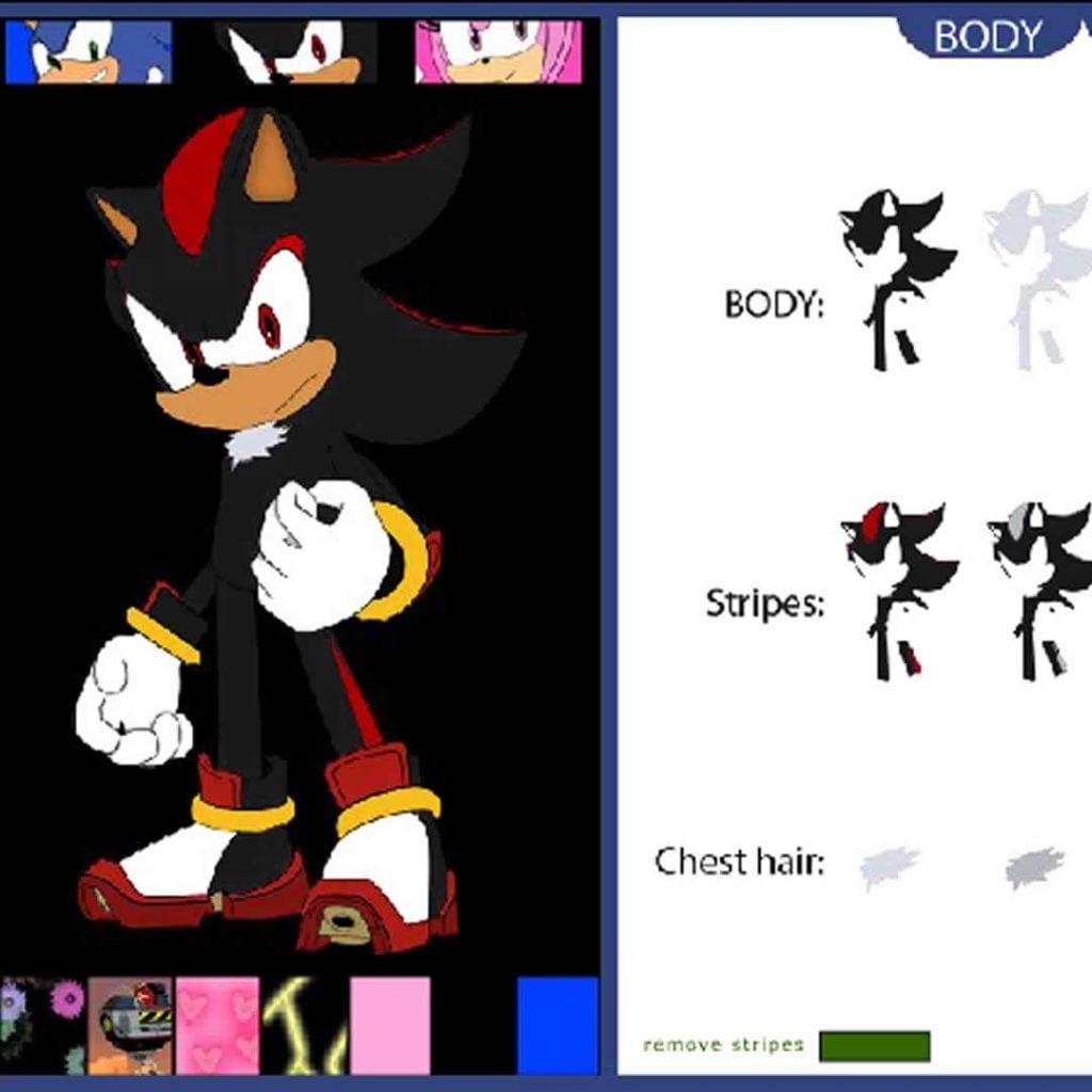sonic character creator