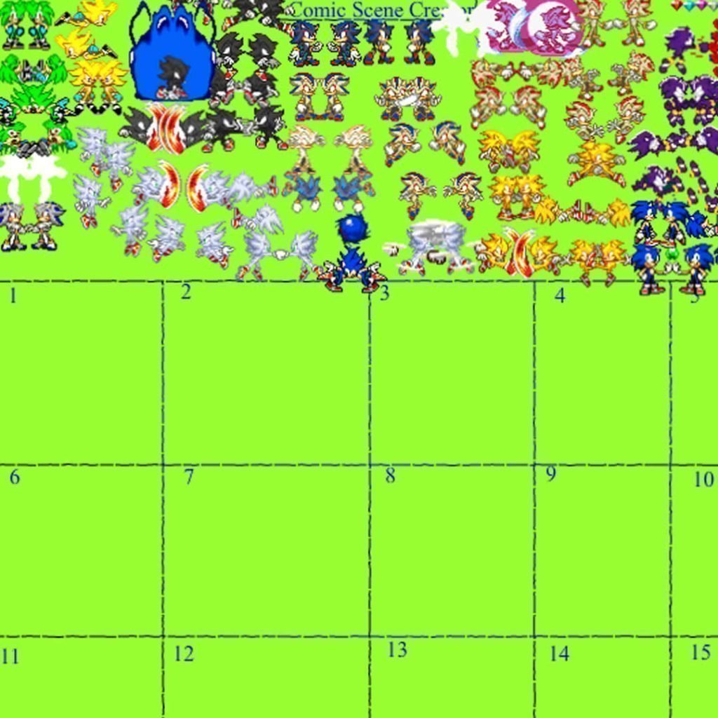 Sonic Scene Maker Comic